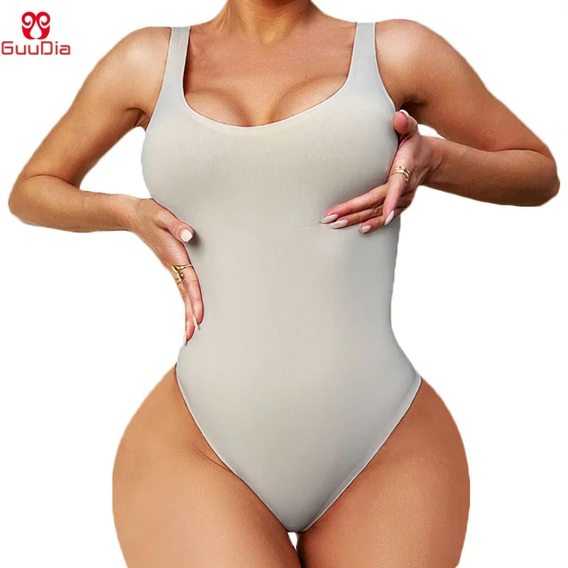 Shapewear Bodysuit Firm - GUUDIA Sexy String Diepe U Hals