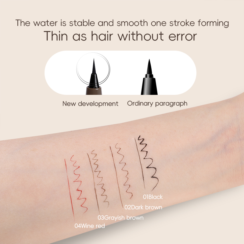 Gladde zeer fijne eyeliner-pen - Strapless Bra Backless recensie en prijs