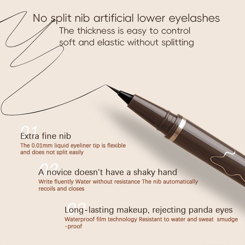 Gladde zeer fijne eyeliner-pen - Strapless Bra Backless recensie en prijs
