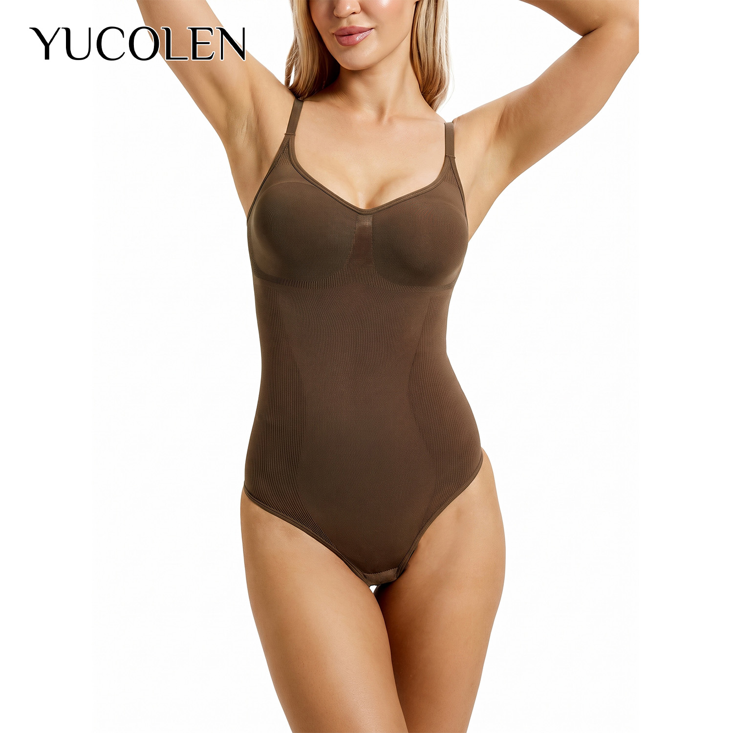 YUCOLEN Dames U-hals string bo - Shapewear Bodysuit Firm recensie en prijs
