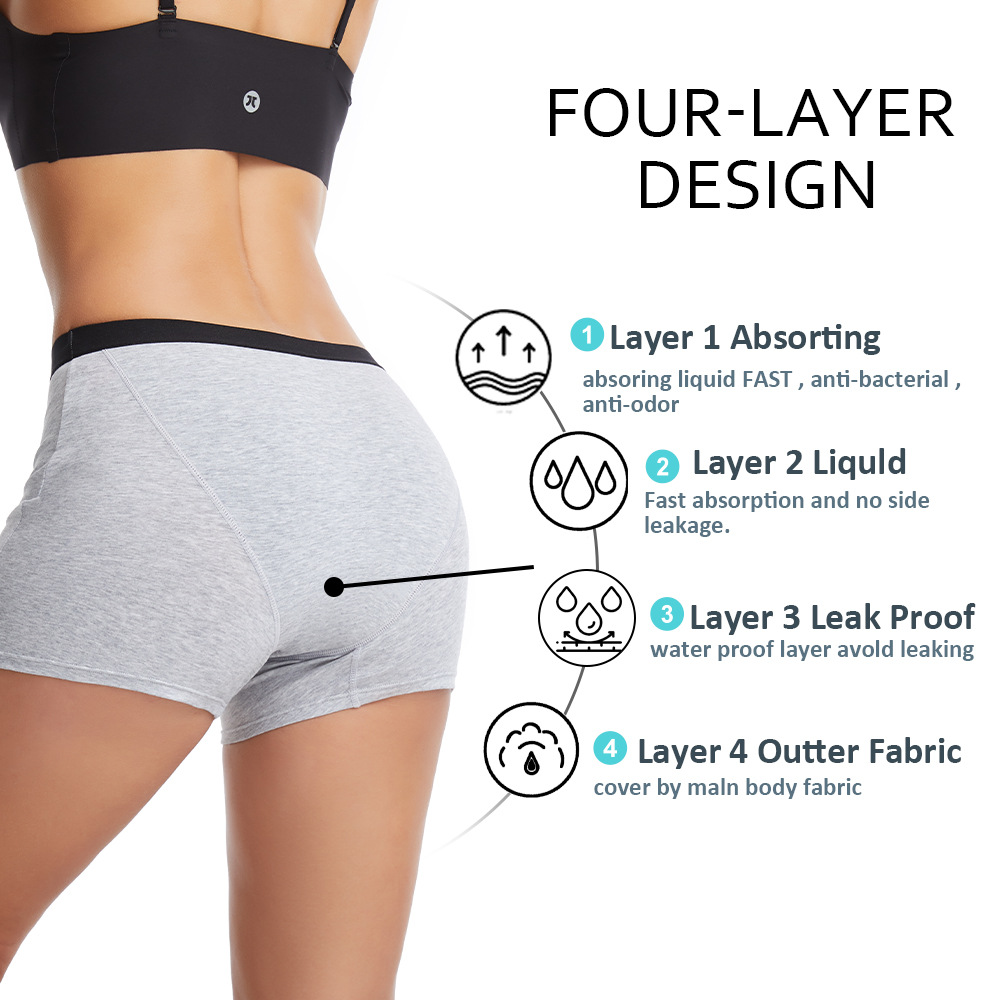 Dames 4-laags lekvrije menstru - Period Panty Absorbent recensie en prijs